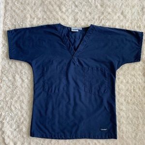 Navy Landau scrub set